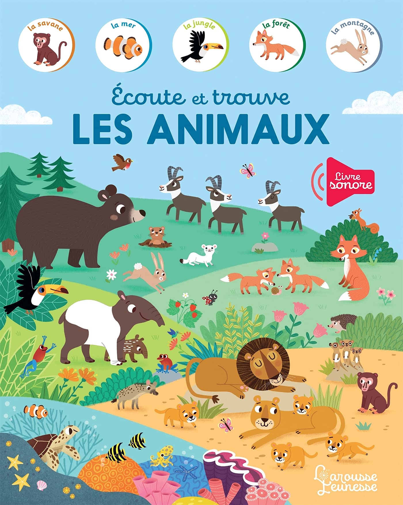 Dans la forêt cherche et trouve les animaux livre de Philippe